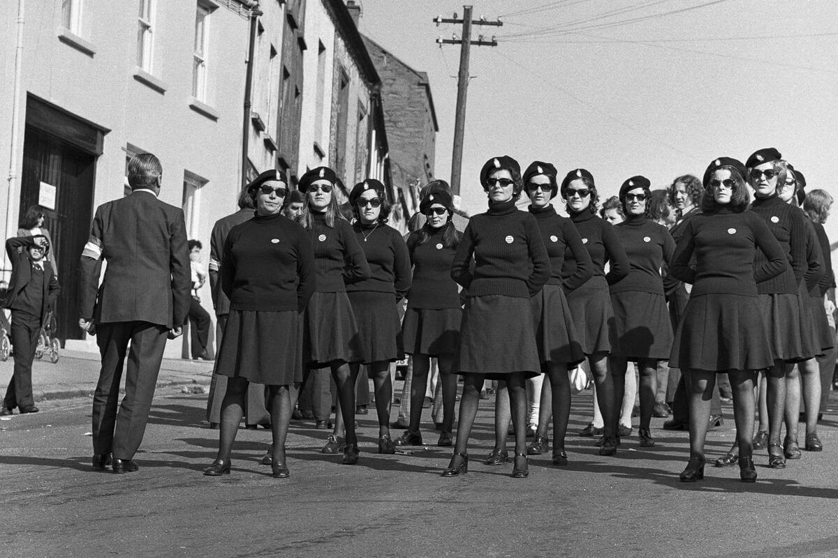 Members of Cumann na mBan on Easter Sunday, 1974.